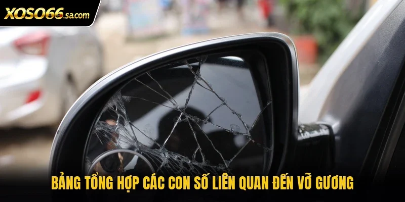 Vỡ Gương Có Xui Không? Cách Xử Lý Khi Gặp Sự Cố 4 Bảng tổng hợp các con số liên quan đến vỡ gương
